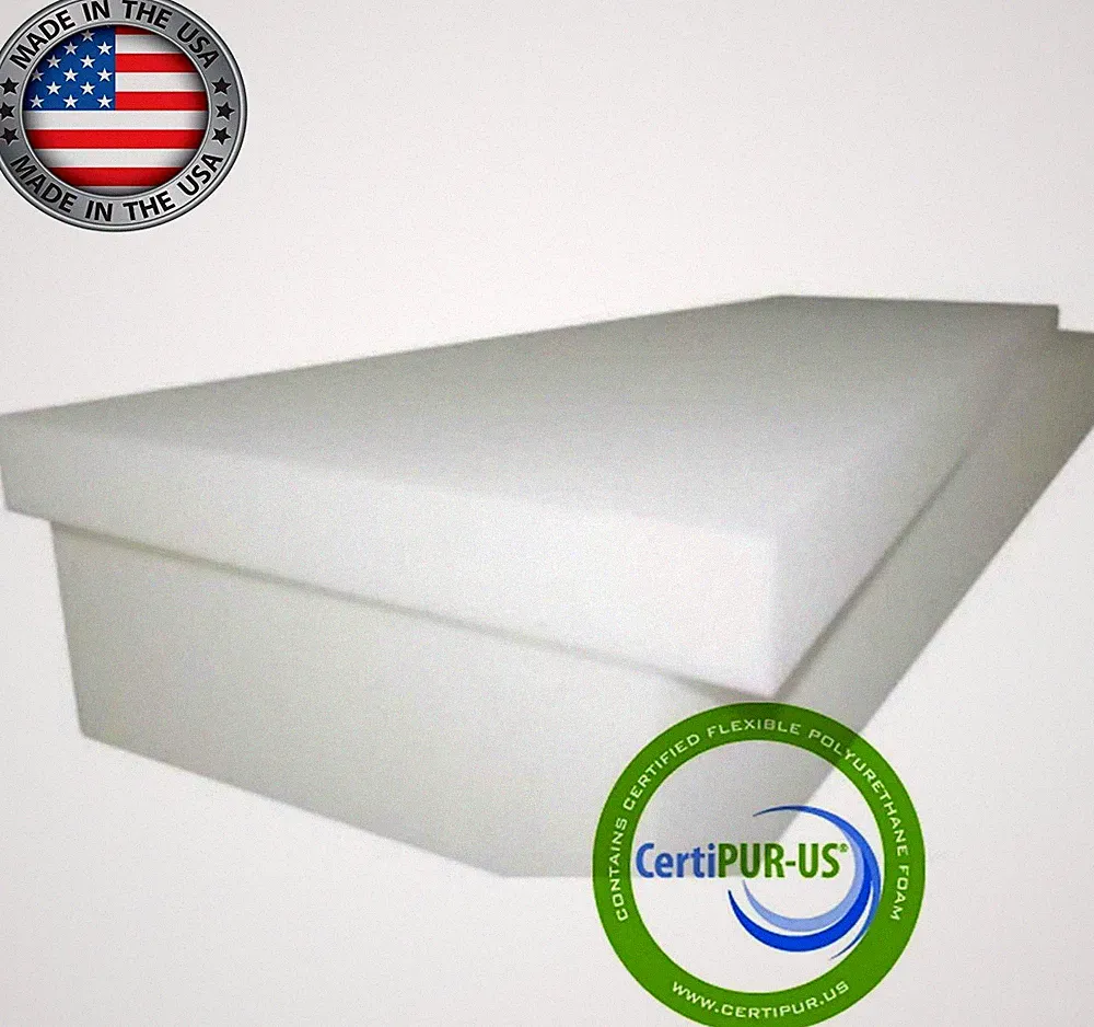 HIGH DENSITY- FOAM CUSHION (MEDIUM FIRM PLUS) 4"x30"x80" (1836) Foam Sheet