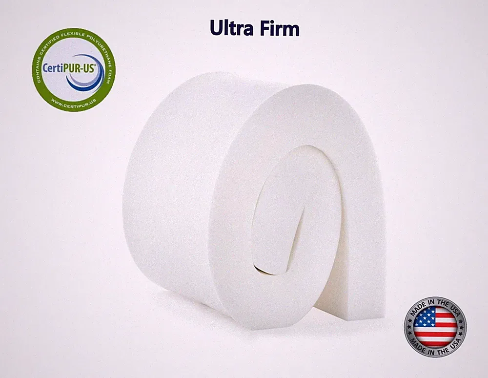 High Density Upholstery Foam (Ultra Firm) 2"x30"x80" 52ILD Seat Foam Padding